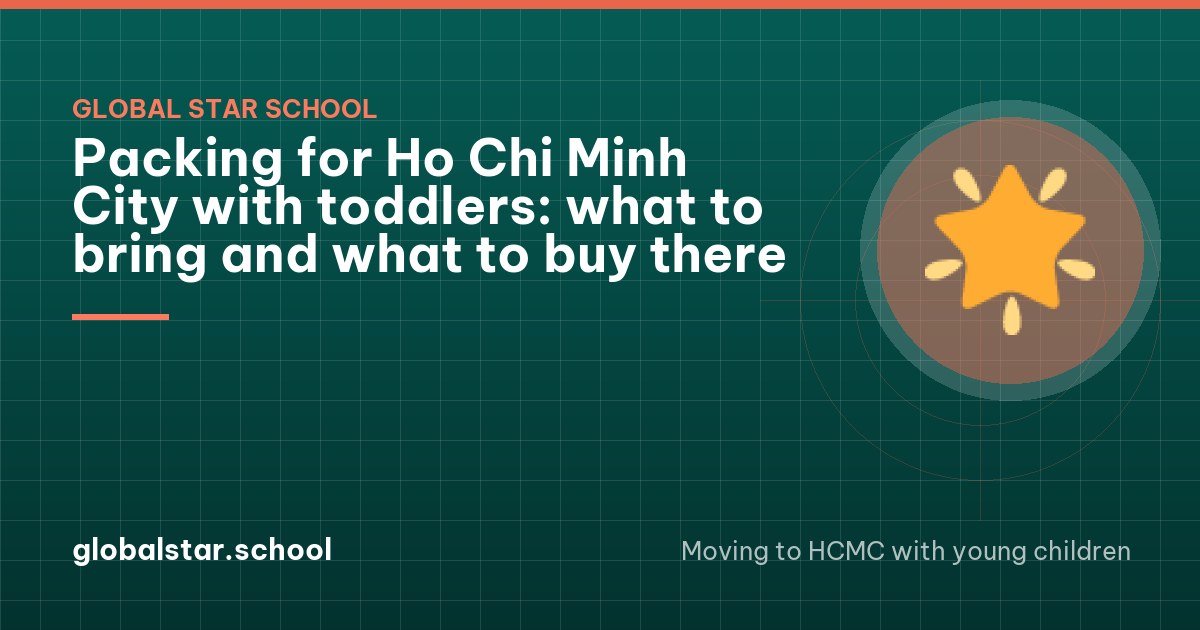 Open suitcase on a bed seen from above with neatly folded light cotton toddler clothes, a small sun hat, sandals and a soft toy, bright tropical daylight from a window